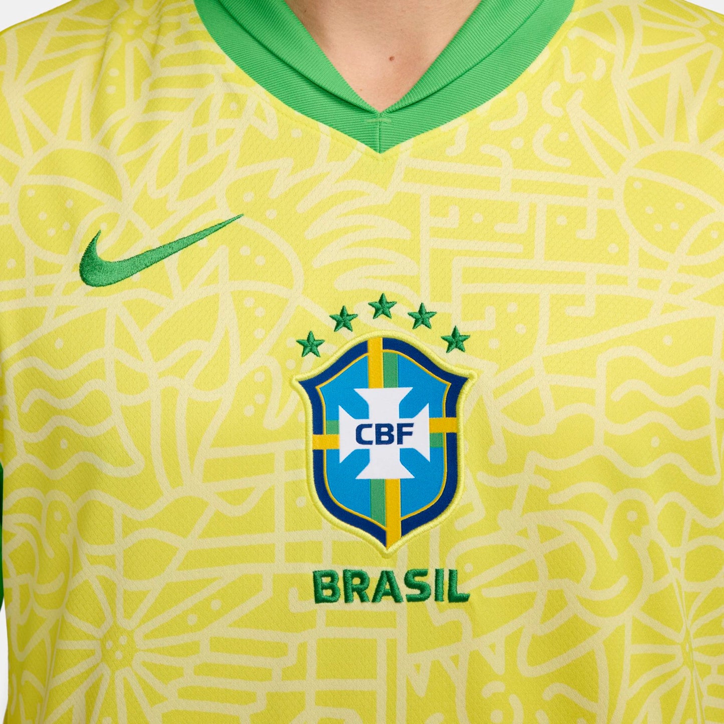 Brasil Home 24/25 Torcedor Nike - Amarela