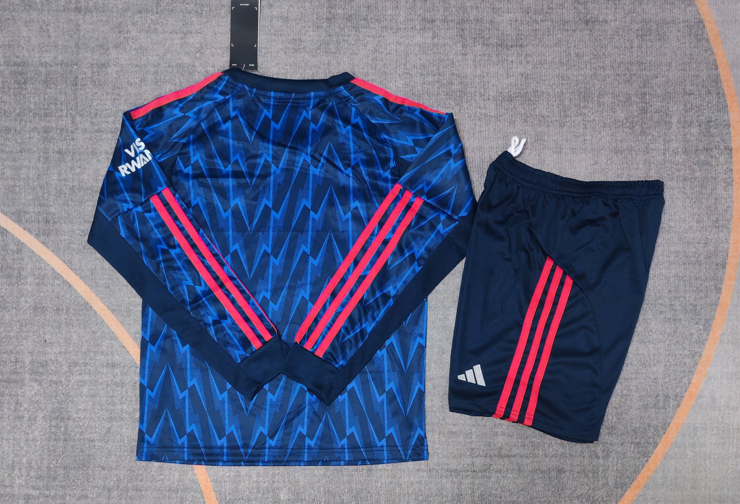 Kit Infantil Arsenal Away Manga Longa 25/26 - Azul