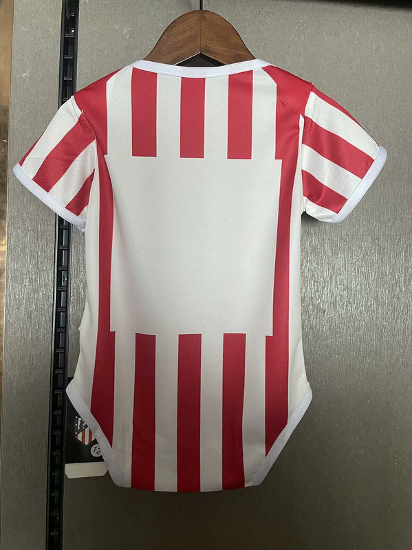 Body Bebê Infantil Atletico de Madrid 25/26 - Branco e Vermelho