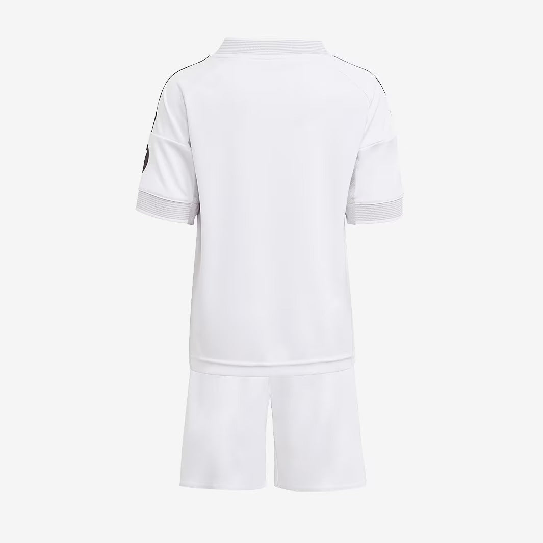 Kit Infantil Real Madrid Home 25/26 - Branca