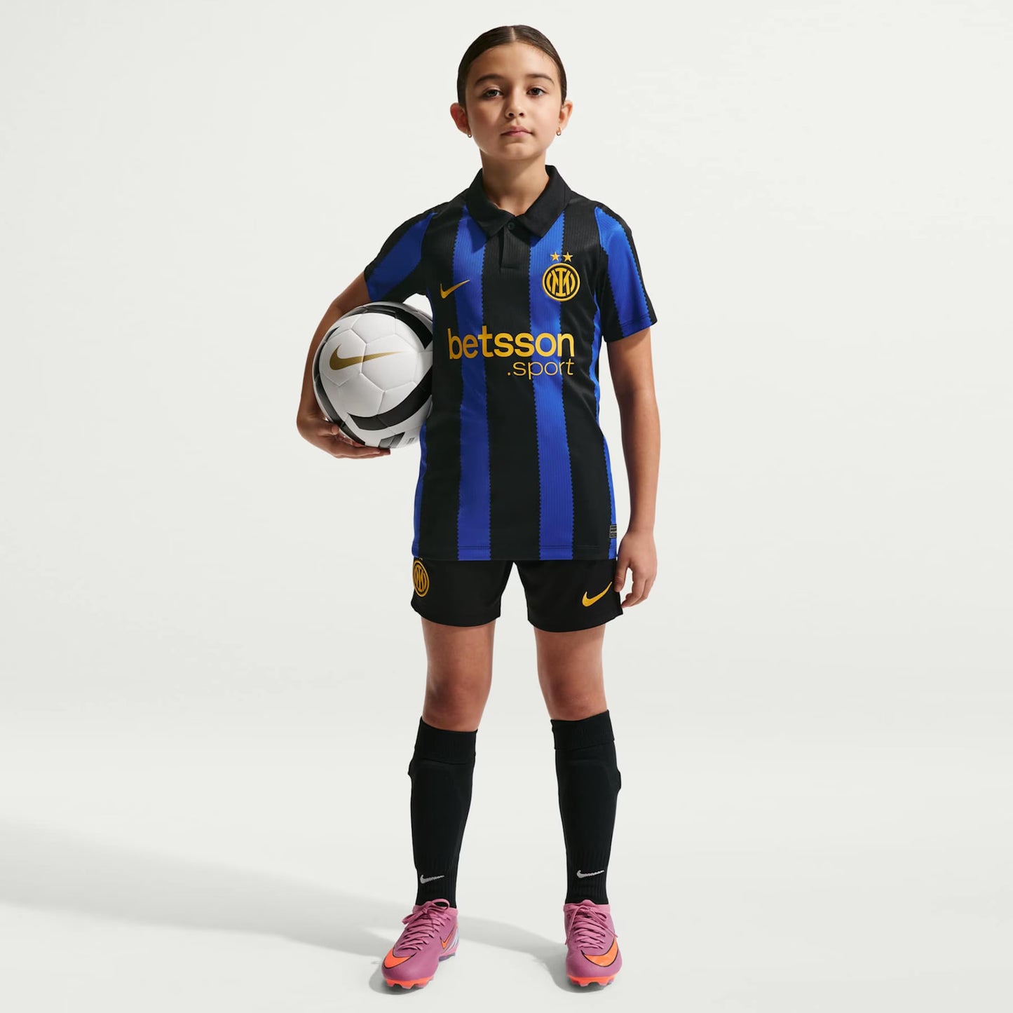 Kit Infantil Inter de Milão Home 26/27 - Azul e Preto