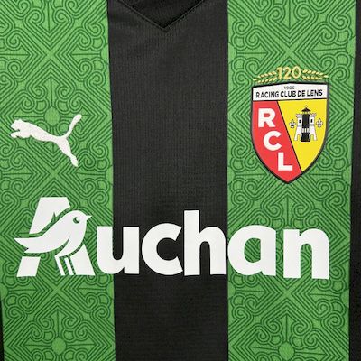 Kit Infantil RC LENS Away 25/26 - Verde e Preto