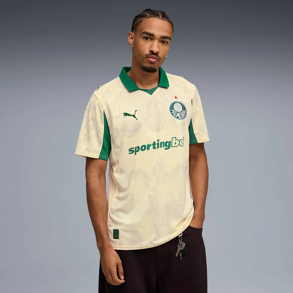 Palmeiras Edição Especial Mundial de Clubes 25/26 Masculino Jogador - Bege
