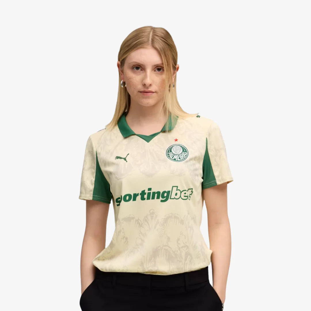 Palmeiras Edição Mundial 25/26 Torcedor Feminina Puma - Bege