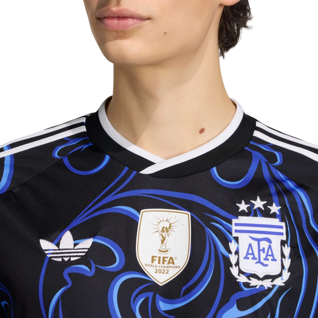 Argentina Away 26/27 Masculino Torcedor Adidas - Preto e Azul