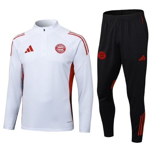 Kit Treino Agasalho + Calça Bayern de Munique - Branca
