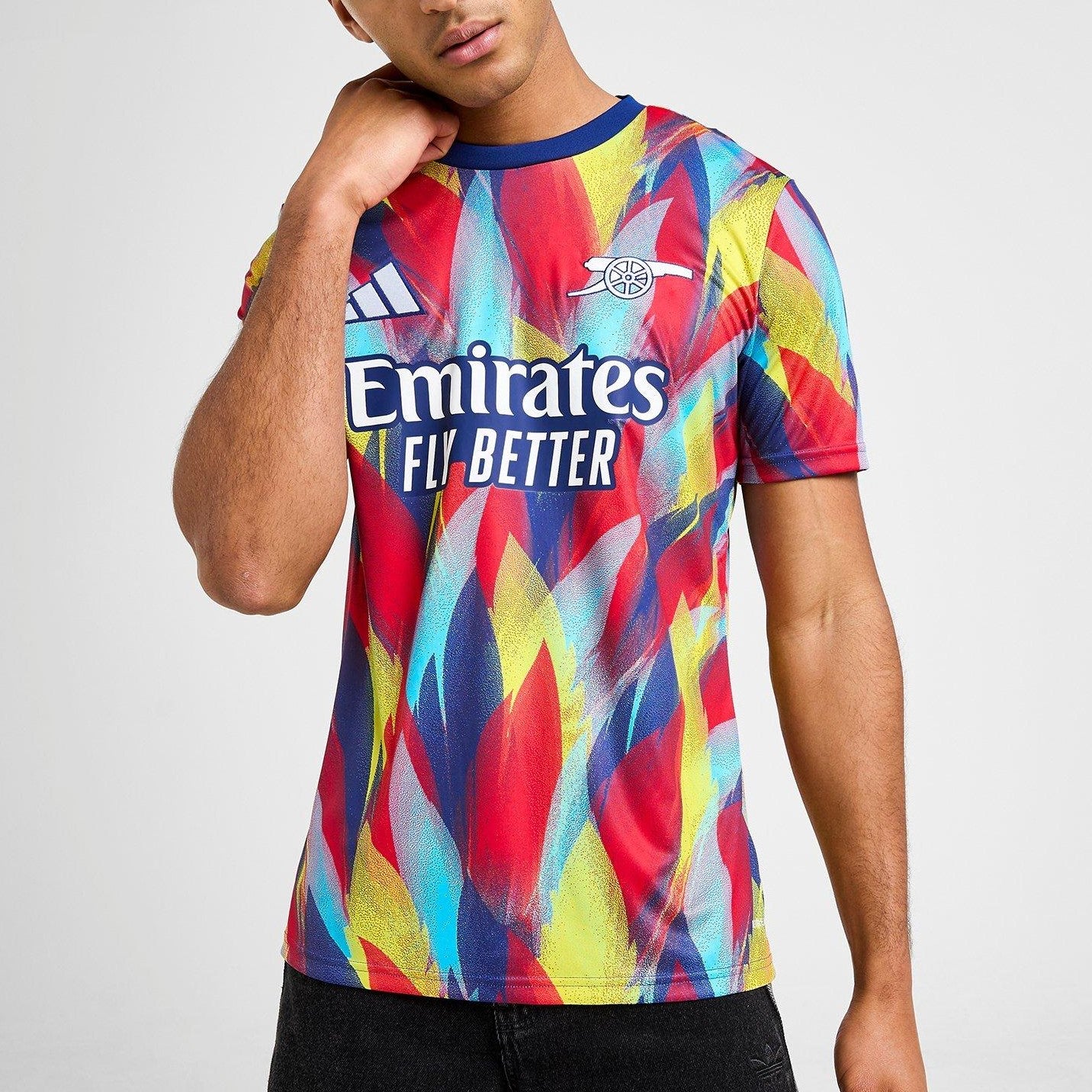 Arsenal Pré Jogo 25/26 Torcedor Adidas - Colorido