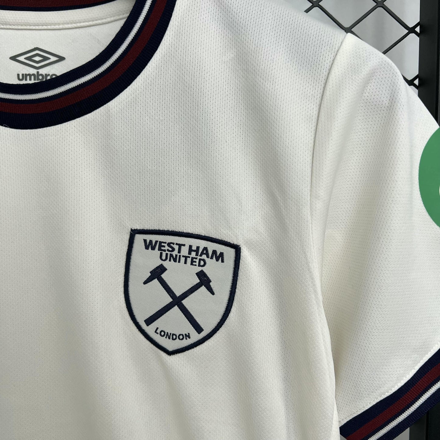 Kit Infantil West Ham Away 25/26 - Branco