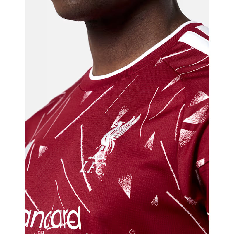 Liverpool Home 26/27 Manga Longa Adidas - Vermelho