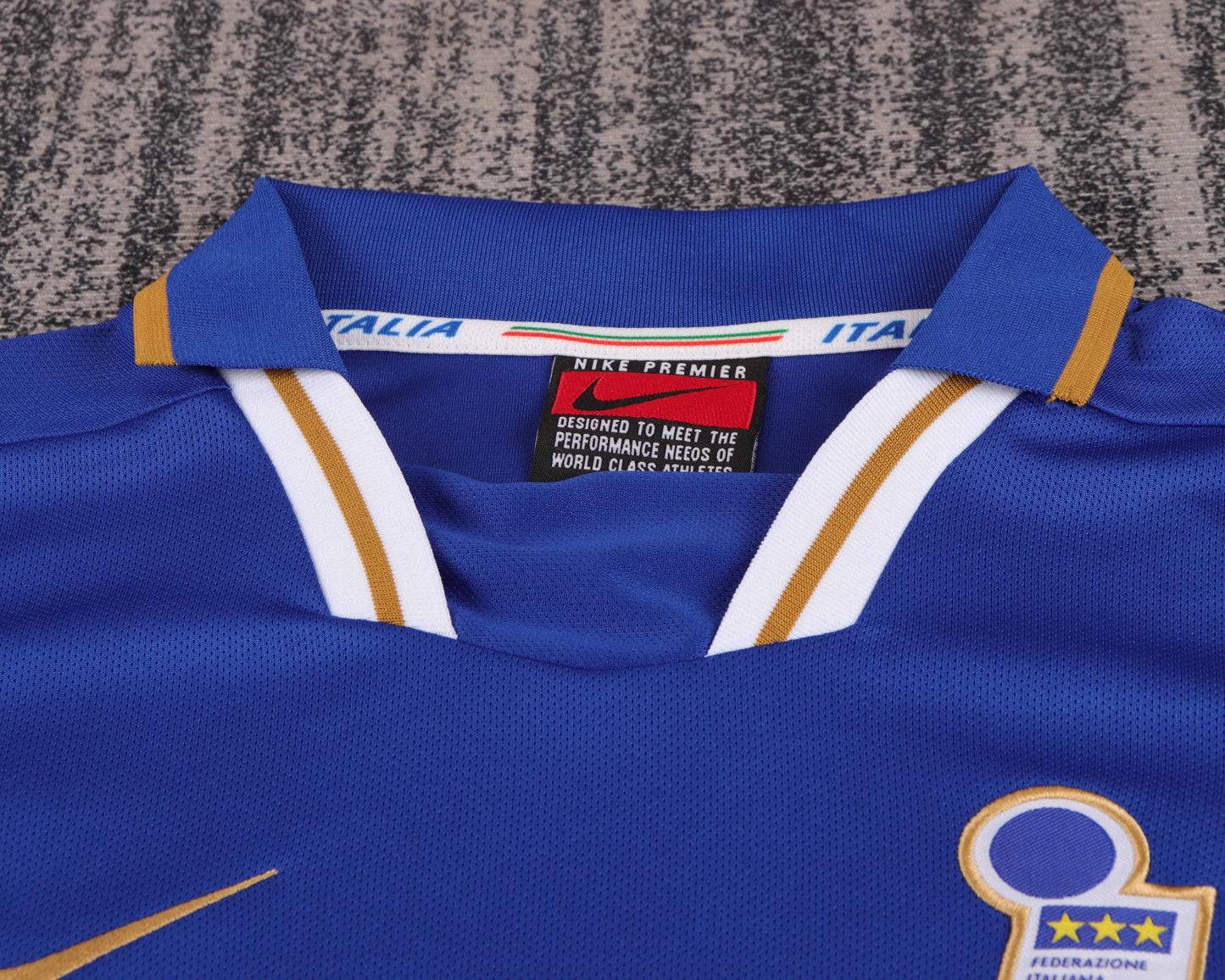 Kit Infantil Italia Home Retro 1996 - Azul