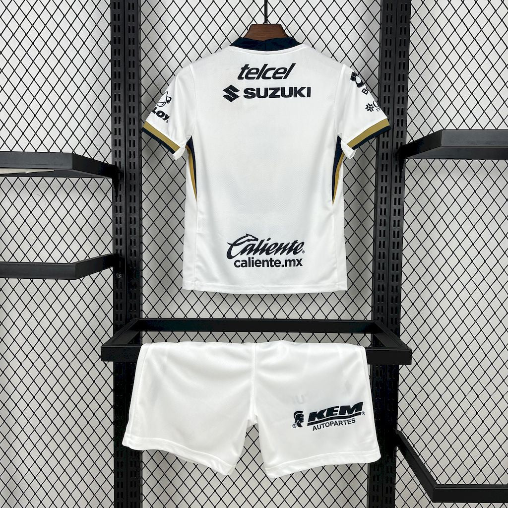 Kit Infantil Pumas Home 25/26 - Branco