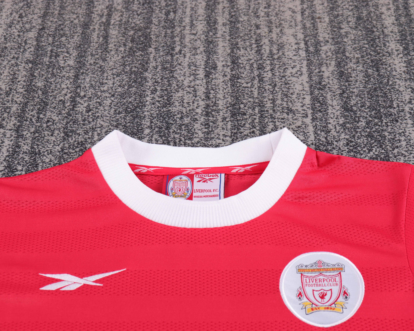 Kit Infantil Liverpool Home Retrô 89/90 Reebok - Vermelho