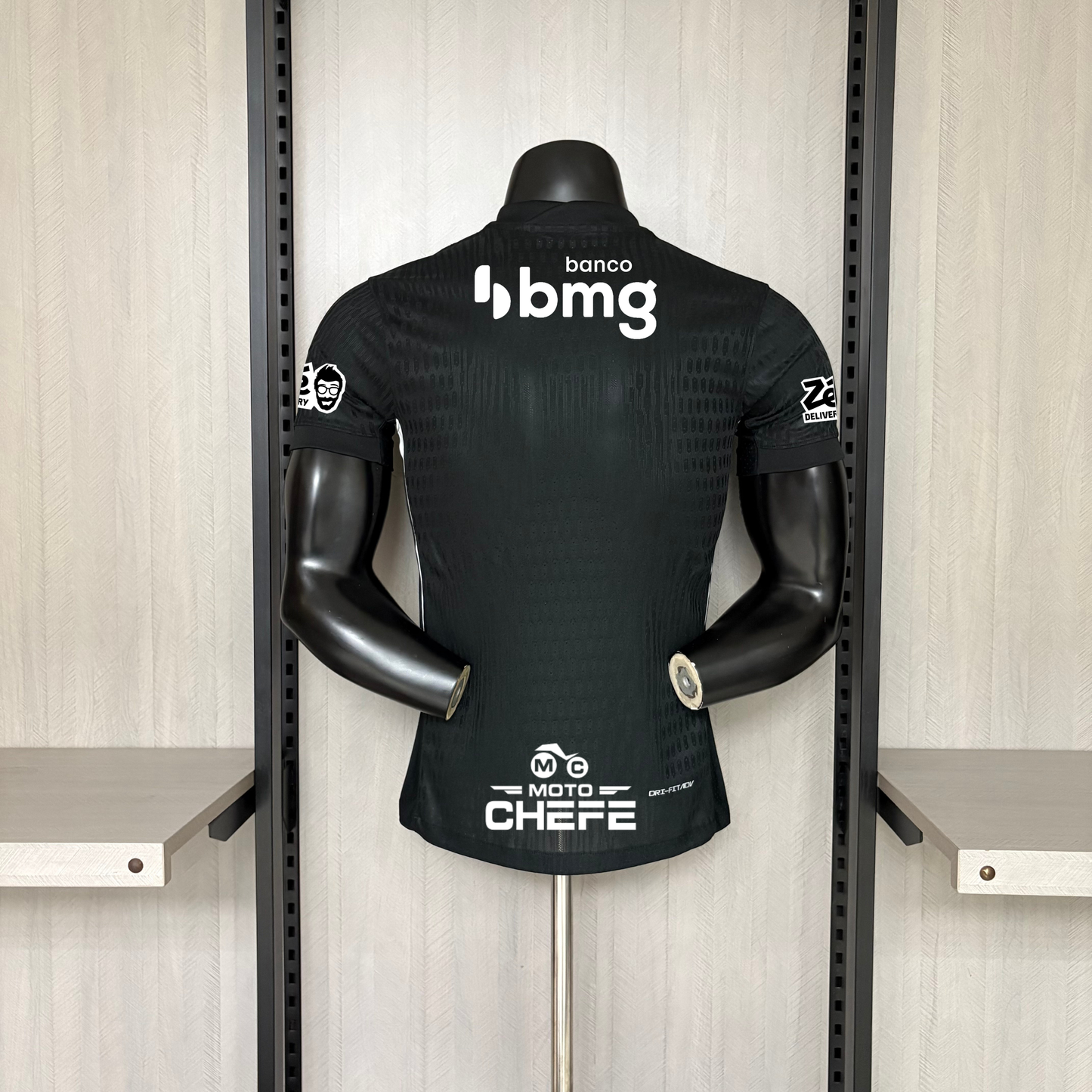 Vasco Home 26/27 Jogador Com Patrocínios Nike - Preta e Branca