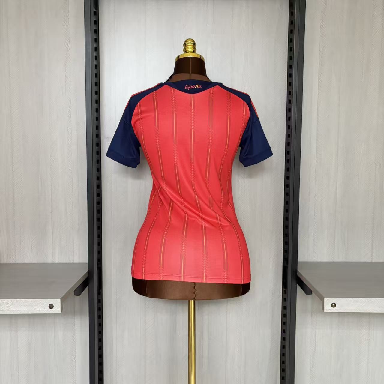 Espanha Home 26/27 Feminino Adidas Torcedor - Vermelho
