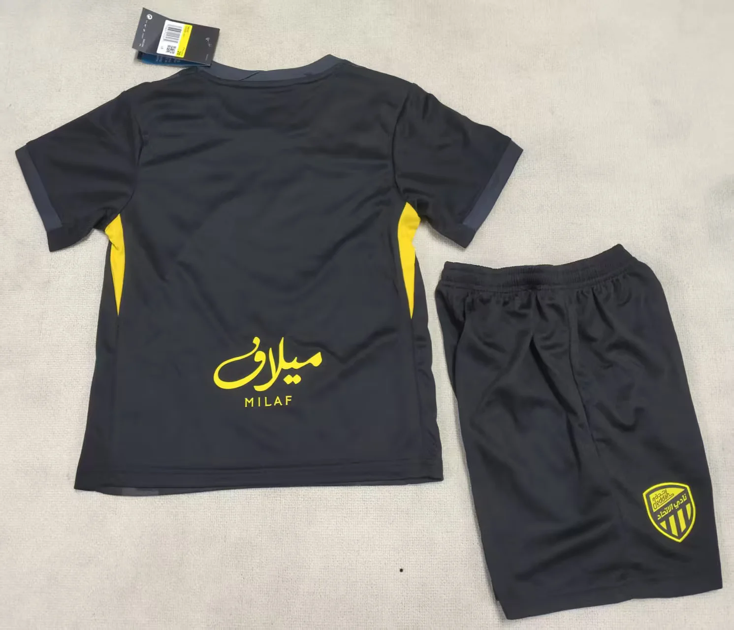 Kit Infantil Al ITTIHAD Away 25/26 - Preta