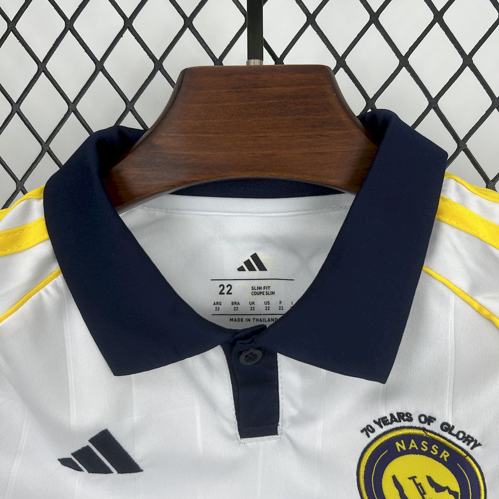 Kit Infantil Al Nassr Third 25/26 - Branco