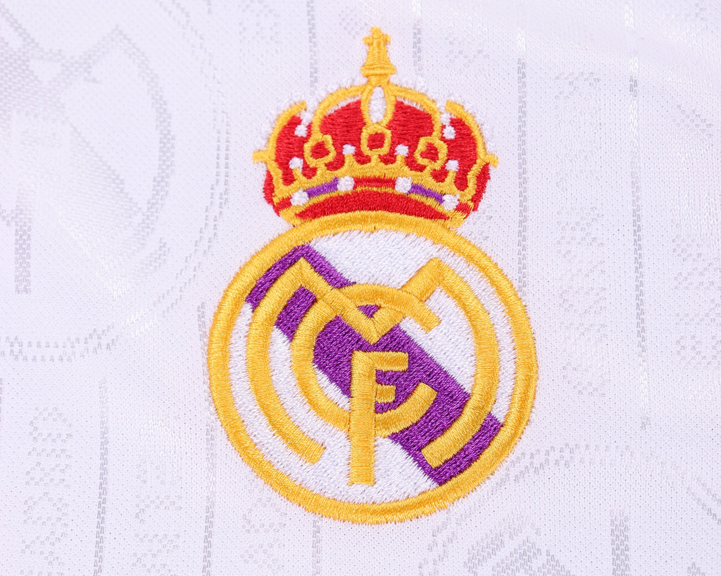 Kit Infantil Real Madrid Home Retrô 96/97 Kelme - Branco