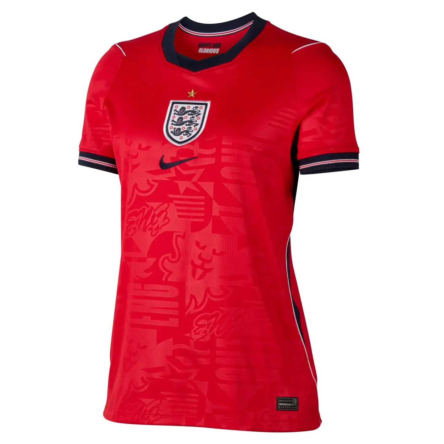 Inglaterra Away 26/27 Torcedor Nike Feminina - Vermelha