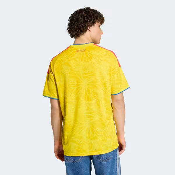 Colombia Home 26/27 Masculino Torcedor Adidas - Amarela