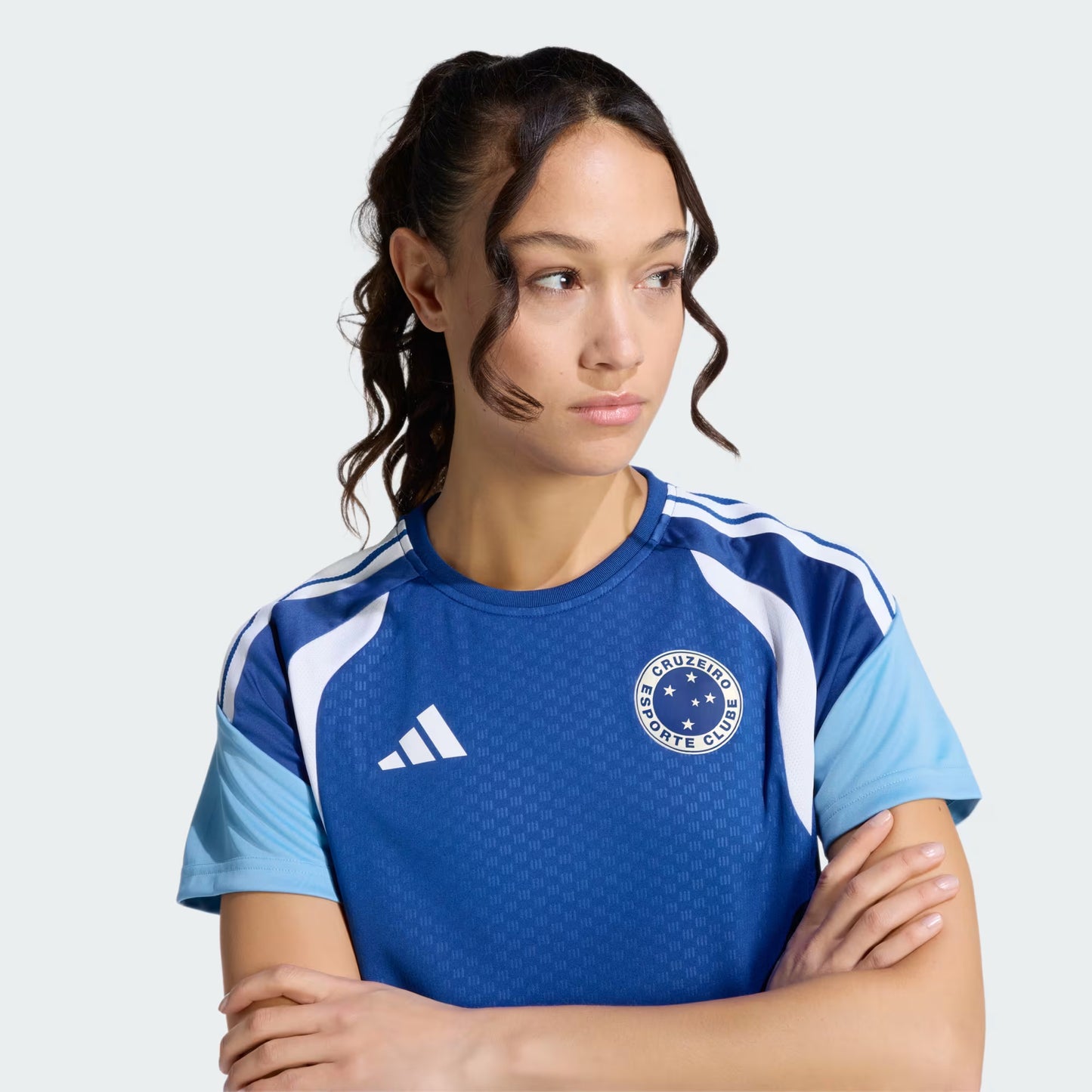 Cruzeiro Treino 26/27 Adidas Torcedor Feminino - Azul
