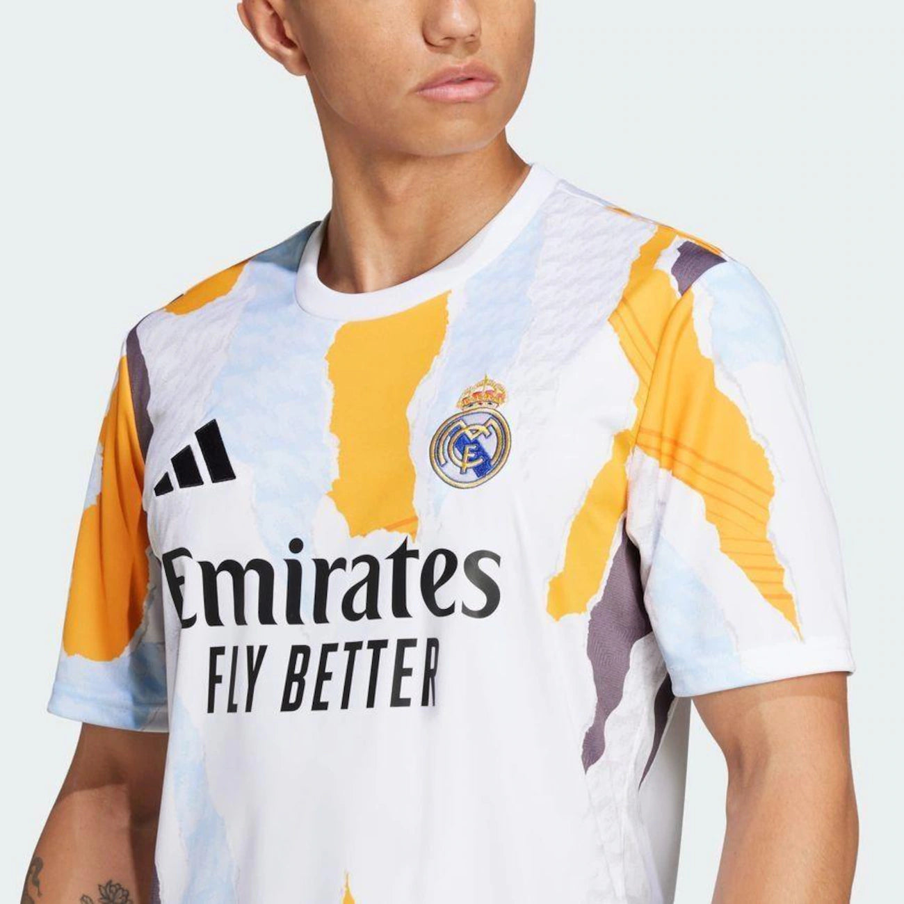 Real Madrid Pré Jogo 24/25 Torcedor Adidas - Colorida