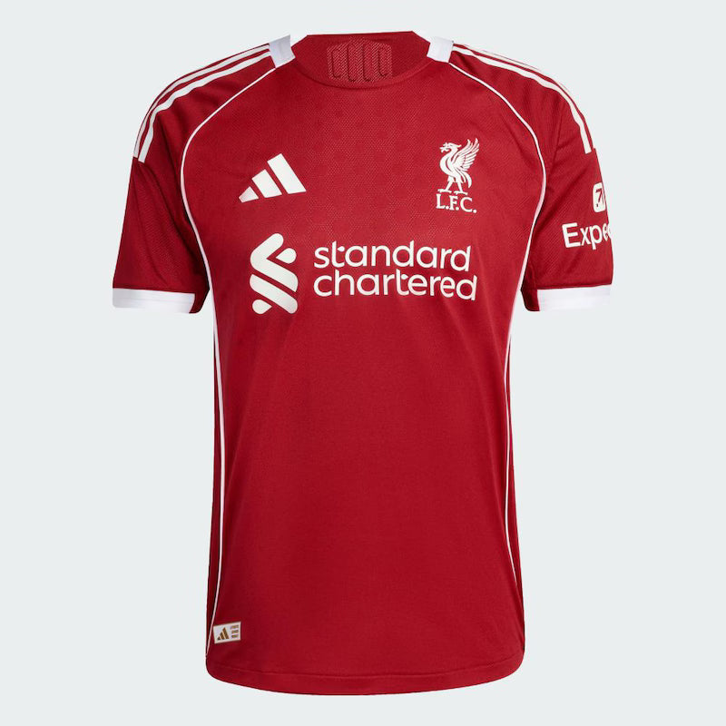 Liverpool Home 25/26 Jogador Adidas - Vermelho