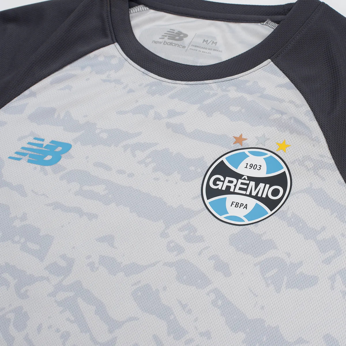 Grêmio Treino 26/27 NB Torcedor - Cinza E Preta