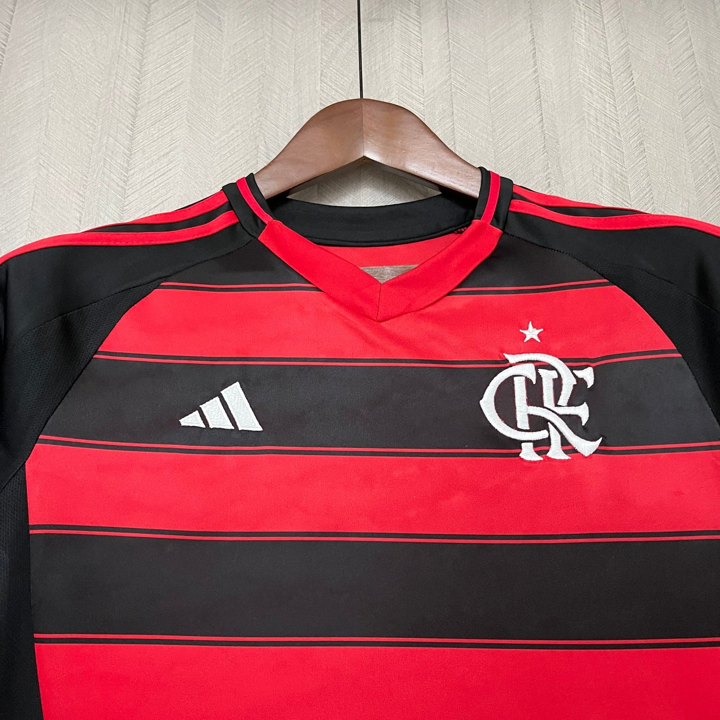 Kit Infantil Flamengo Home 25/26 - Vermelho e Preto