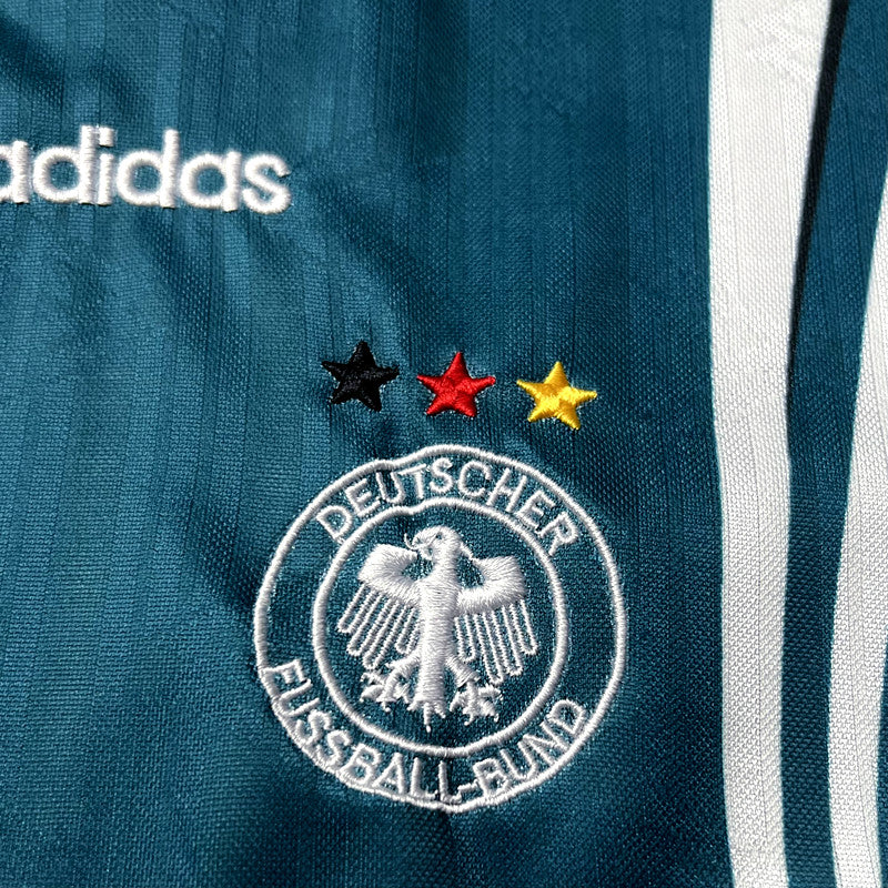 Kit Infantil Alemanha Away Retro 1996 - Verde