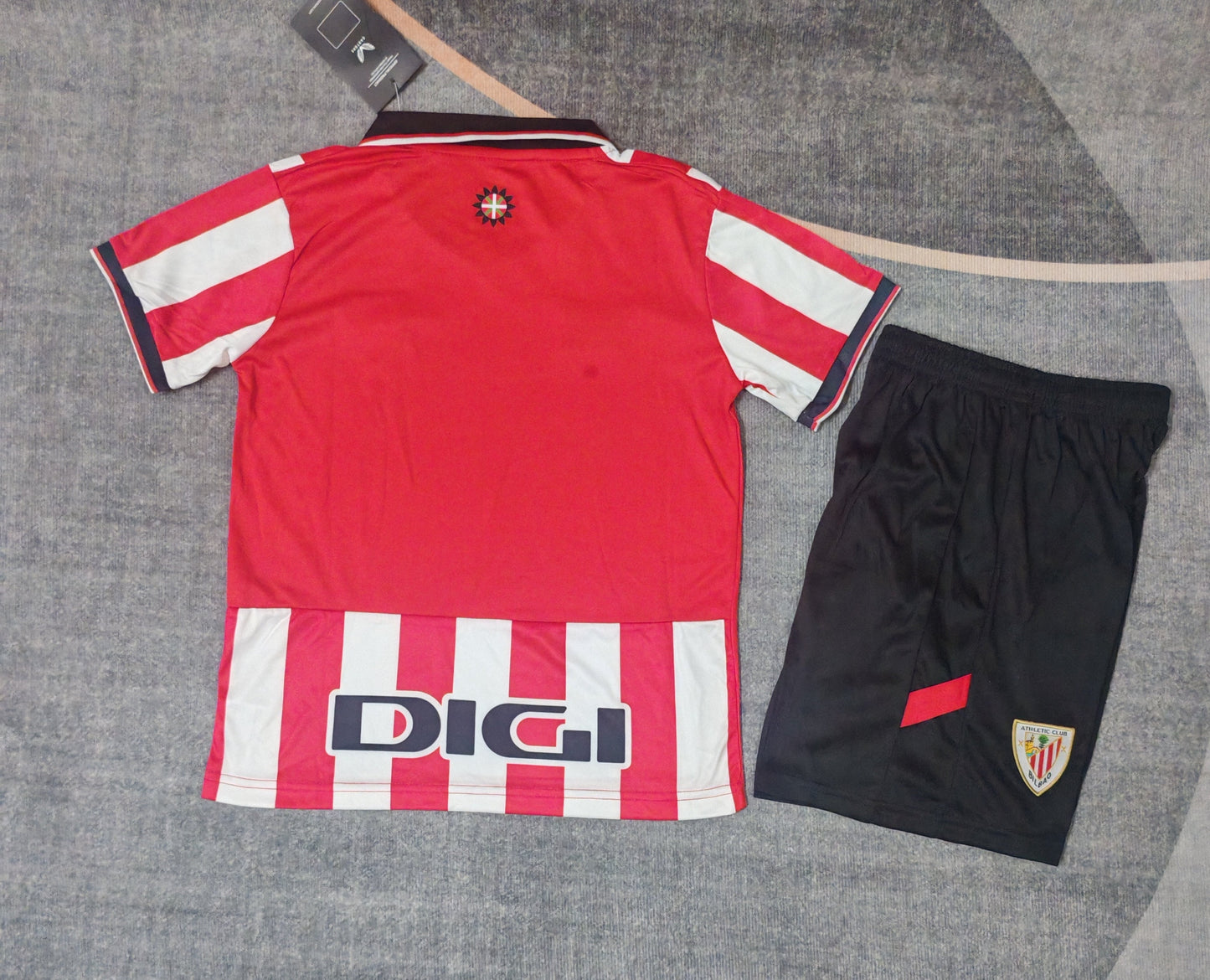 Kit Infantil Athletic Bilbao Home 25/26 - Vermelho e Branco