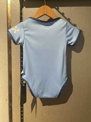 Body Bebê Infantil Manchester City Home 24/25 - Azul Claro