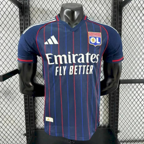 Lyon Away 25/26 Jogador Adidas - Azul