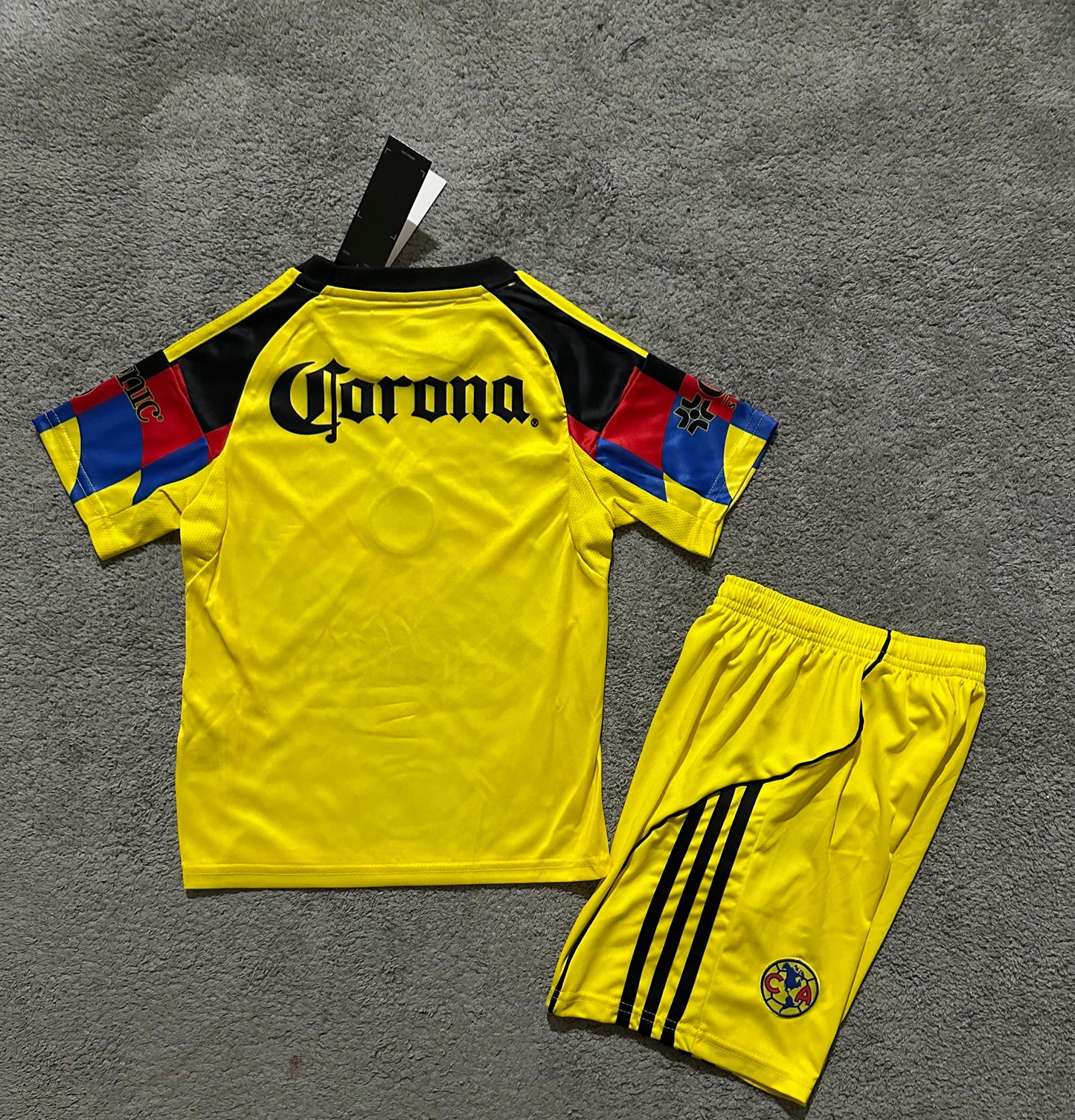 Kit Infantil America do México Home 25/26 - Amarelo e Preto