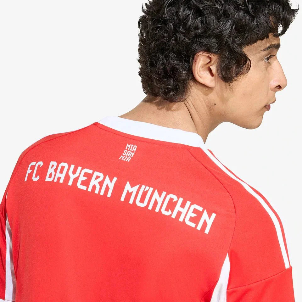 Bayern De Munique Home 25/26 Torcedor Adidas - Vermelho e Branco