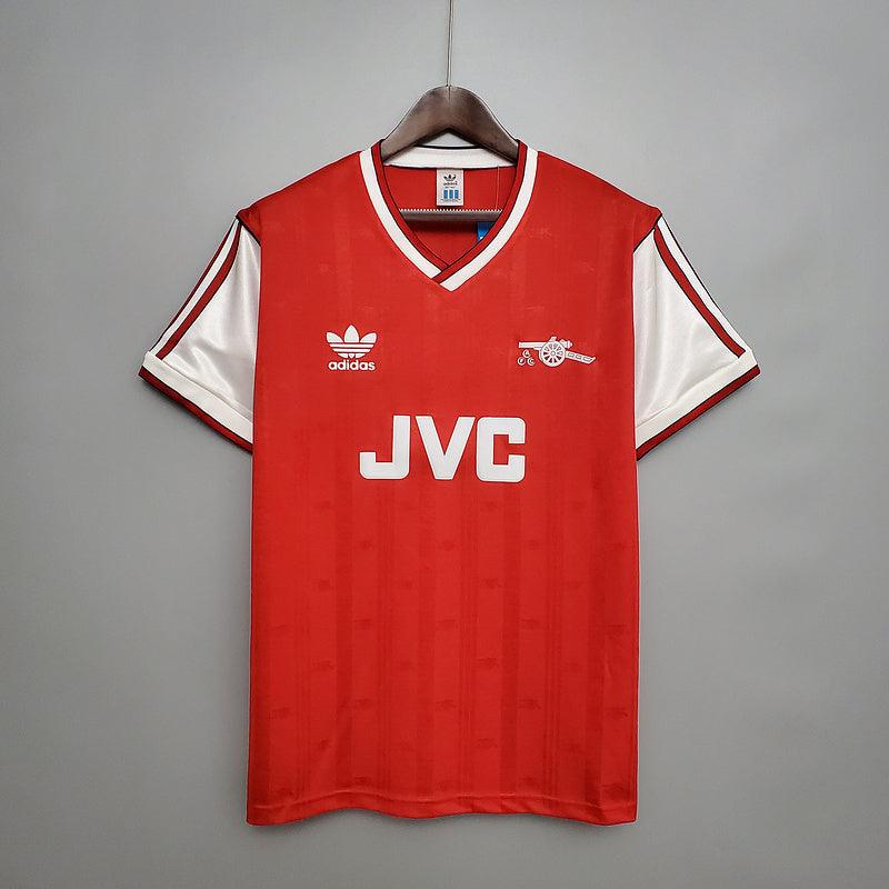 Arsenal Home Retrô 88/89 Adidas - Vermelho