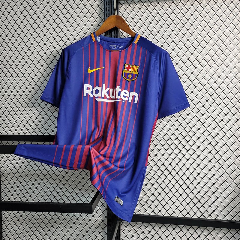 Barcelona Home Retrô 17/18 Nike - Grená