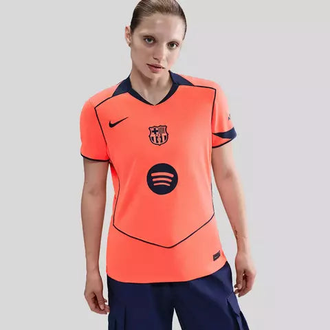 Barcelona Third 25/26 Feminina Nike - Laranja