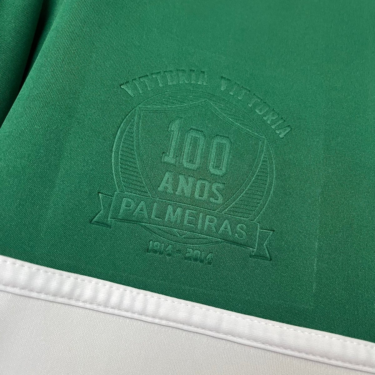 Palmeiras Retro 2014 100th Adidas Torcedor Masculina - Verde e Branca