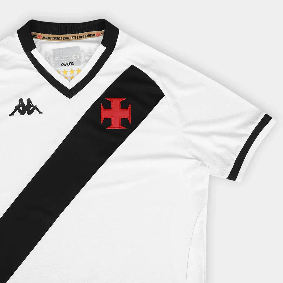 Vasco da Gama 25/26 Torcedor Kappa Masculino - Branca