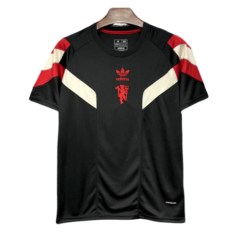 Manchester United Pré Jogo 24/25 Torcedor Adidas - Preto
