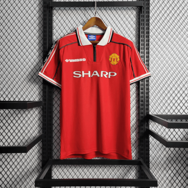 Manchester United Home Retro 98/99 Umbro - Vermelho