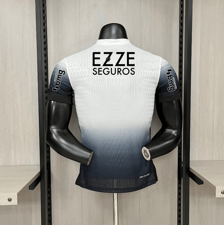 Corinthians Home 24/25 Jogador Com Todos Patrocinadores Masculino - Branca