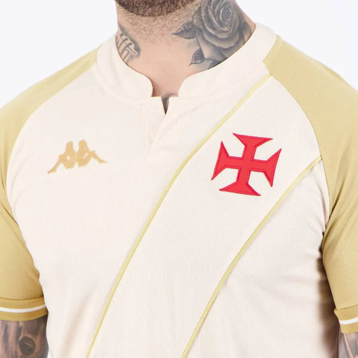 Vasco da Gama Third 24/25 Torcedor Kappa Masculino - Bege