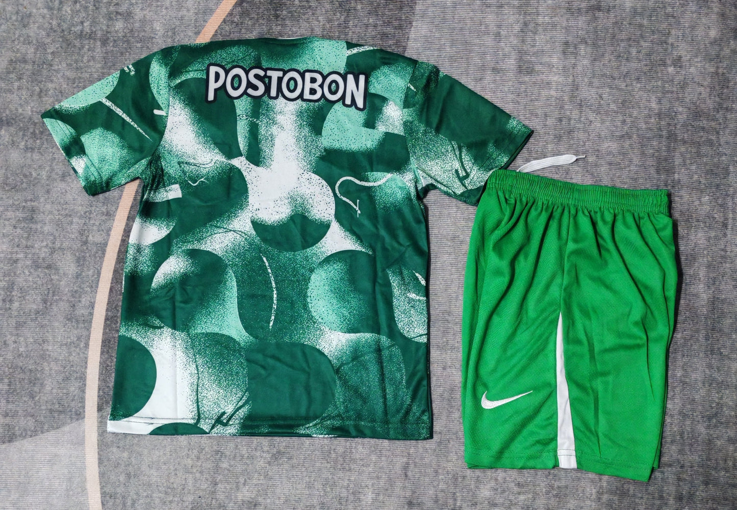 Kit Infantil Atletico Nacional Away 25/26 - Verde