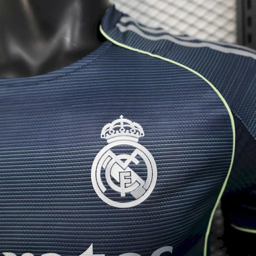 Real Madrid Away 25/26 Jogador Adidas - Cinza Escuro