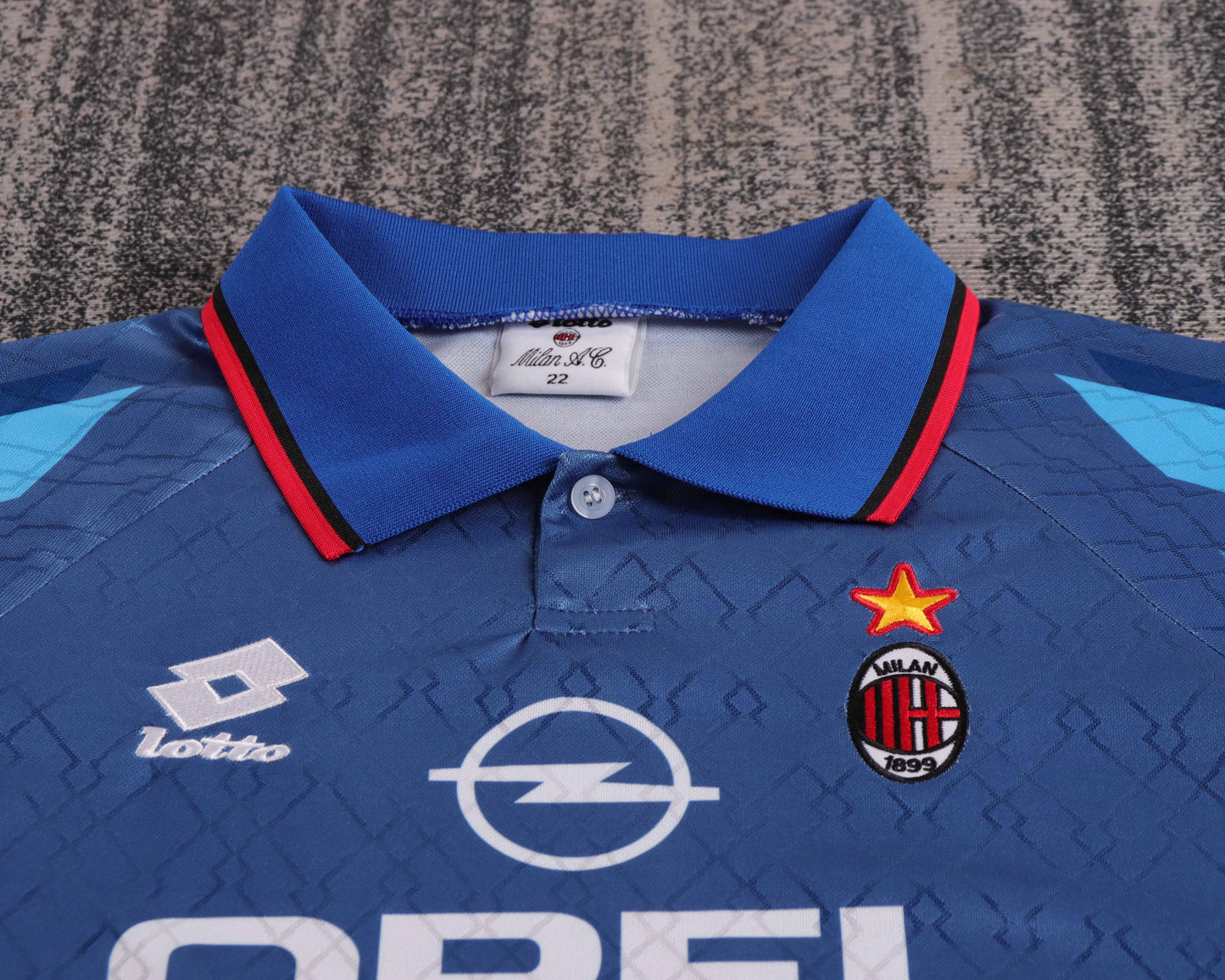 Kit Infantil Milan Third Retrô 95/96 - Azul