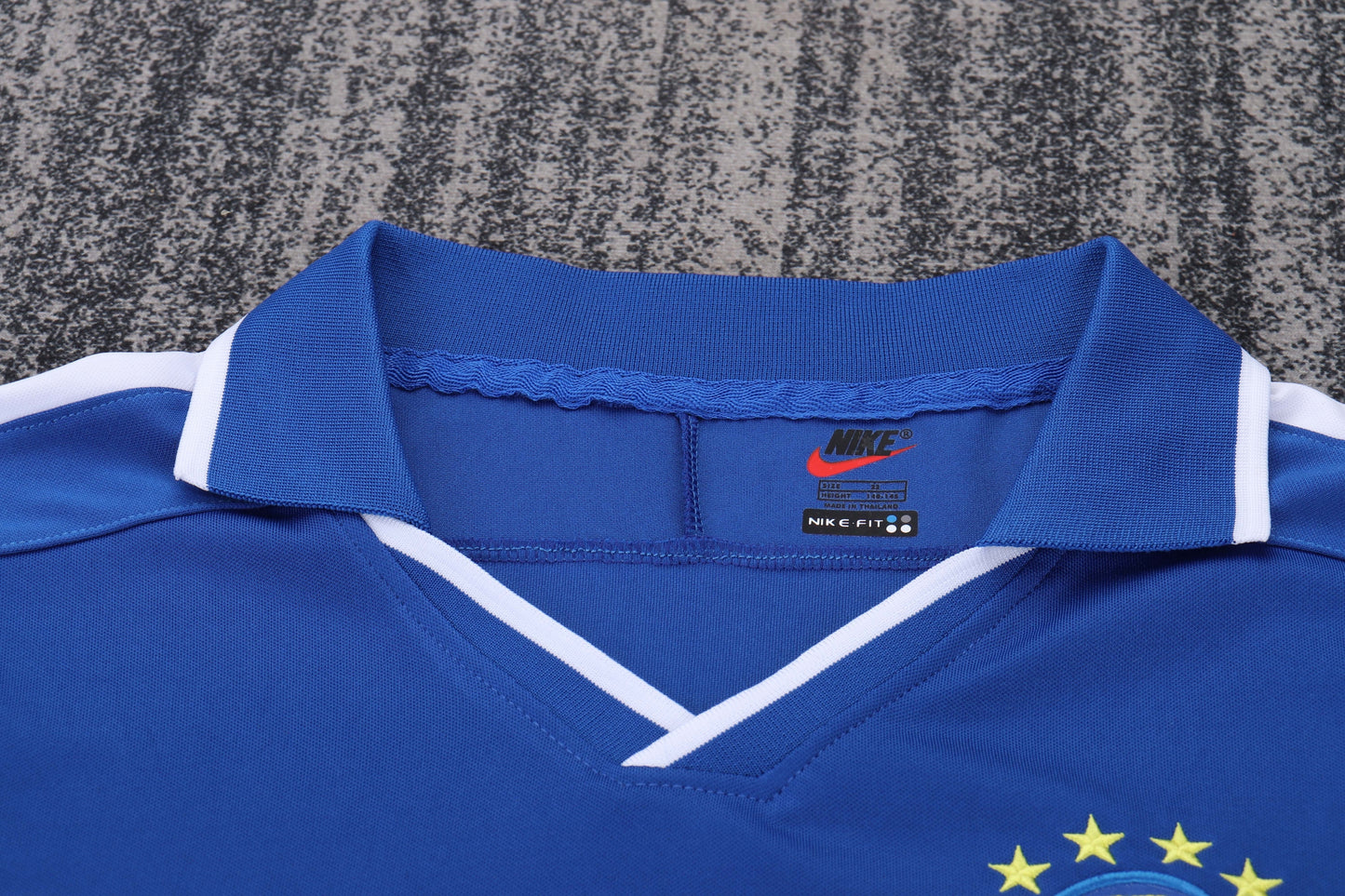 Kit Infantil Brasil Retro Away 1997 -Azul