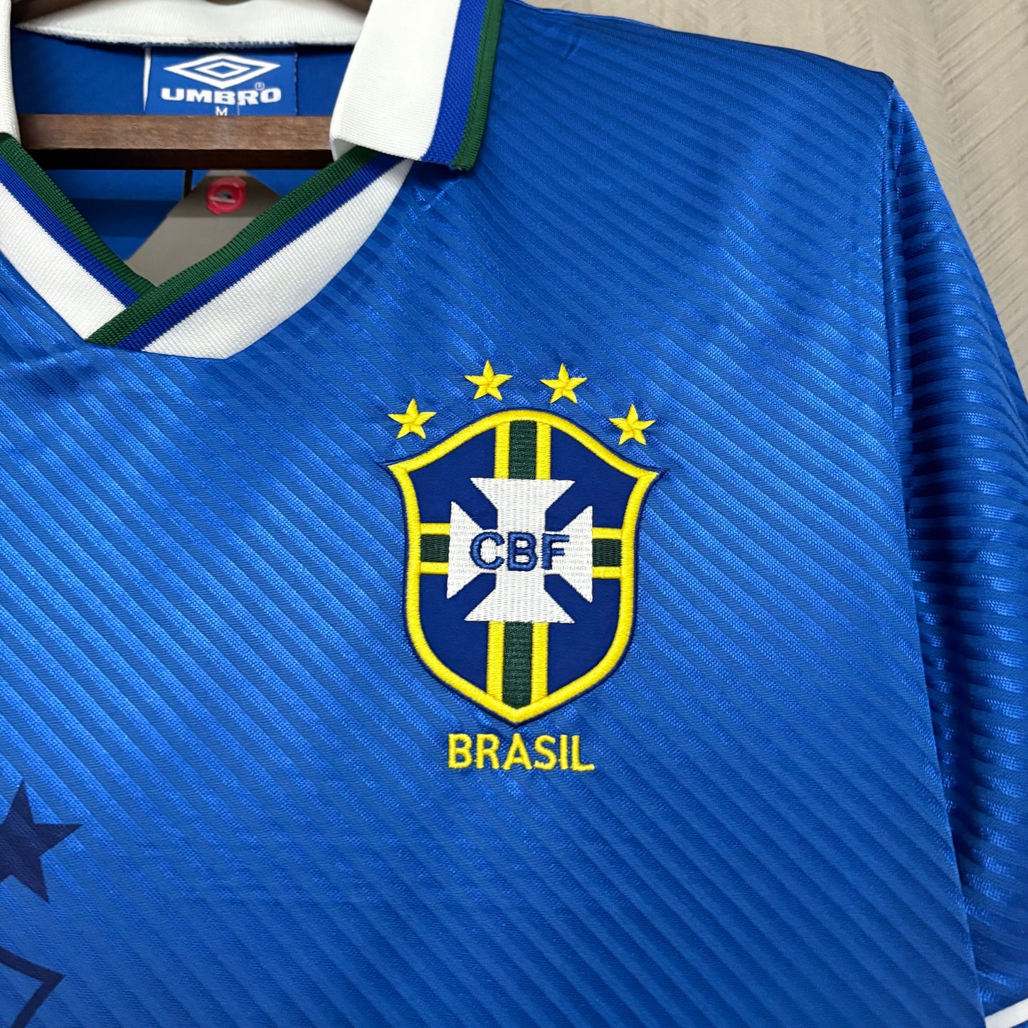 Brasil Away Retrô 1994 Umbro - Azul