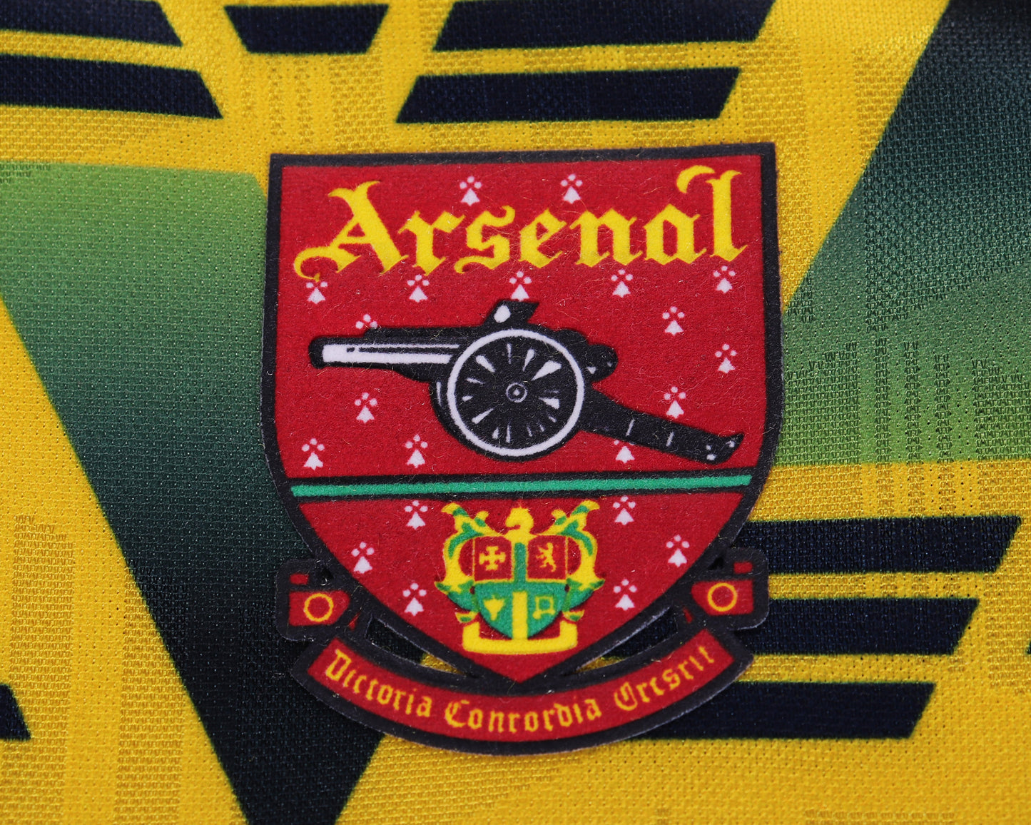 Kit Infantil Arsenal Away Retrô 91/92 - Amarela