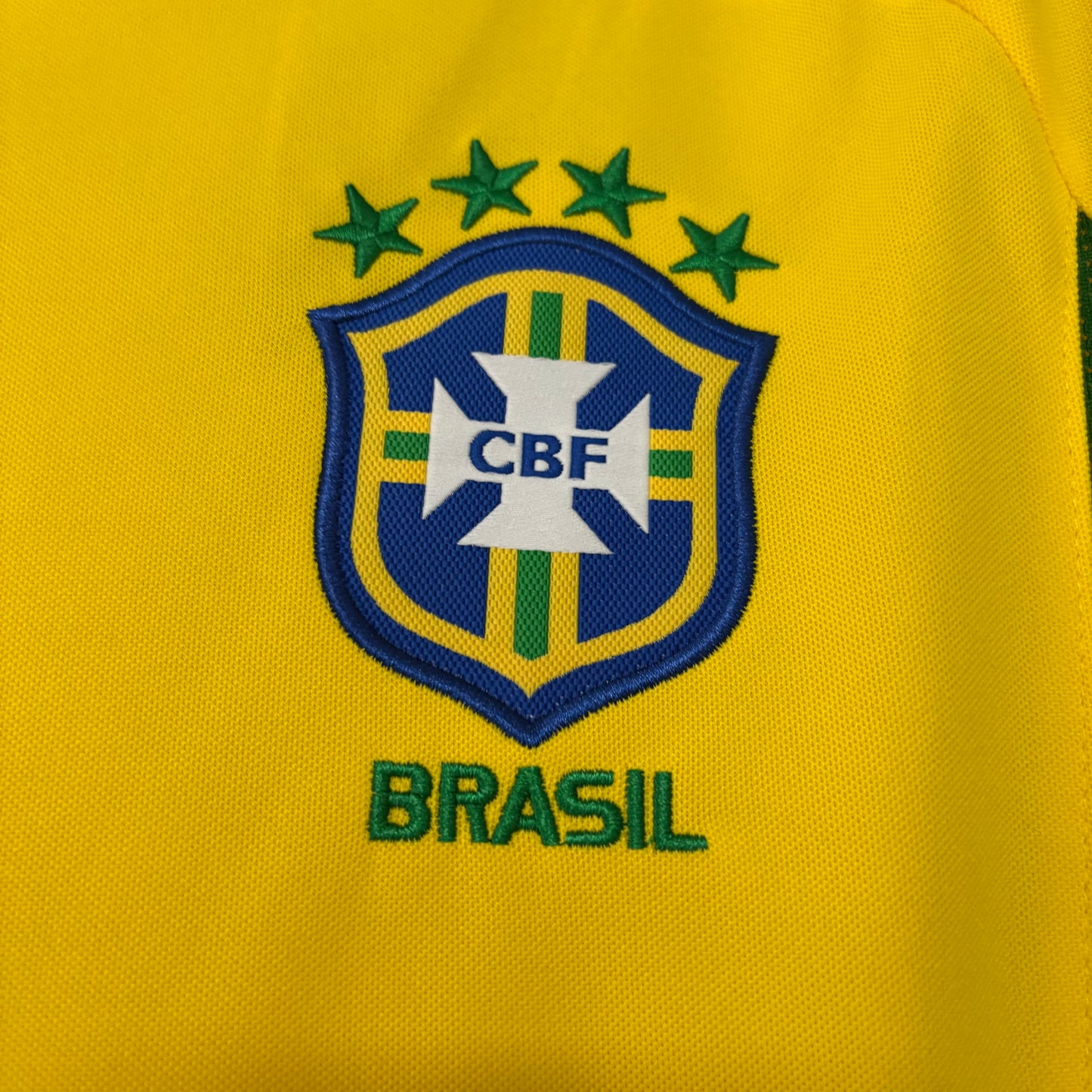 Brasil Home Retrô 2002 Manga Longa Nike - Amarela